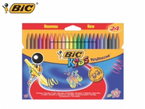 Immagine di 6 pz pastelli bic plastidecor x 24