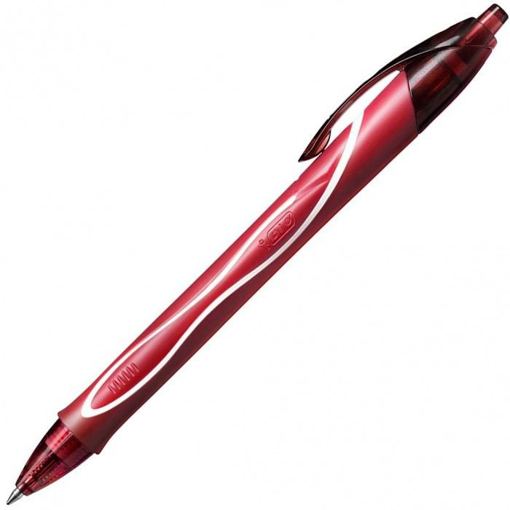 Immagine di 12 pz penna bic gel-ocity 0.7 quick dry scatto rosso  949874