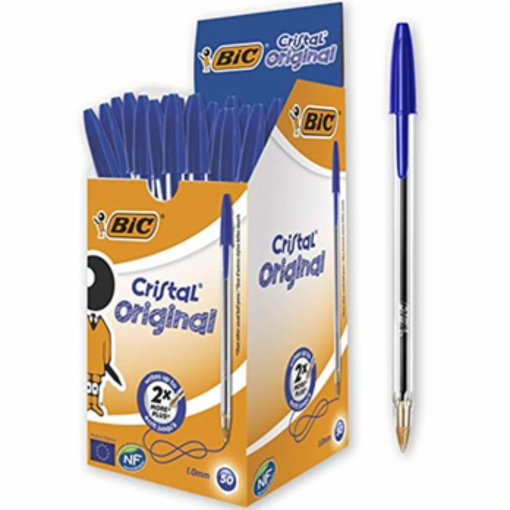 Immagine di 50 pz penna bic cristal  original blu  8373609