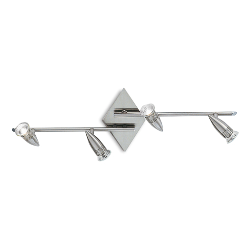 Immagine di Lampada da soffitto nickel, alfa, ideal lux