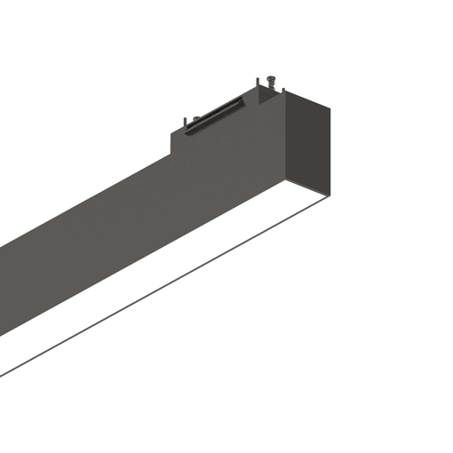 Immagine di Sistema lineare nero, arca, ideal lux