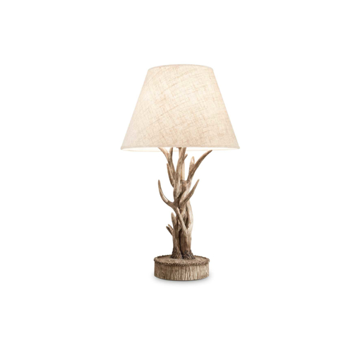 Immagine di Lampada da tavolo beige, chalet, ideal lux