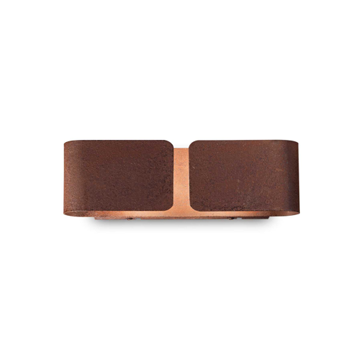 Immagine di Lampada da parete corten, clip, ideal lux