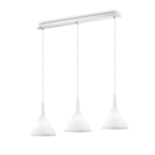 Immagine di Lampada a sospensione bianco, cocktail, ideal lux