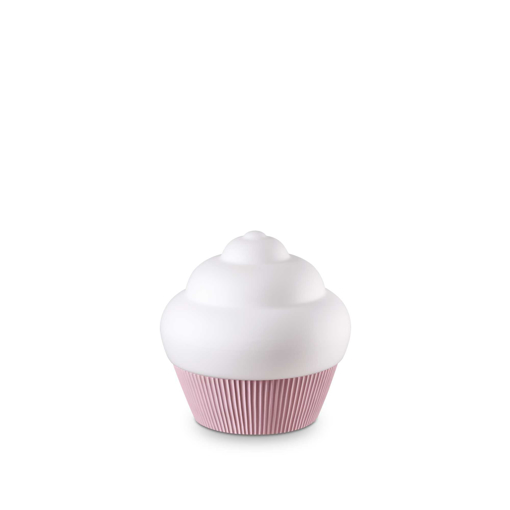 Immagine di Lampada da tavolo rosa, cupcake, ideal lux