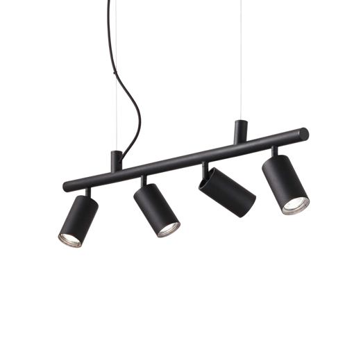 Immagine di Lampada a sospensione nero, dynamite, ideal lux