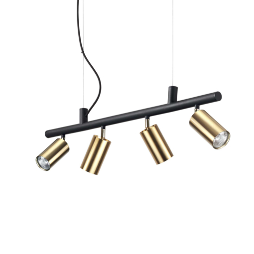 Immagine di Lampada a sospensione ottone, dynamite, ideal lux