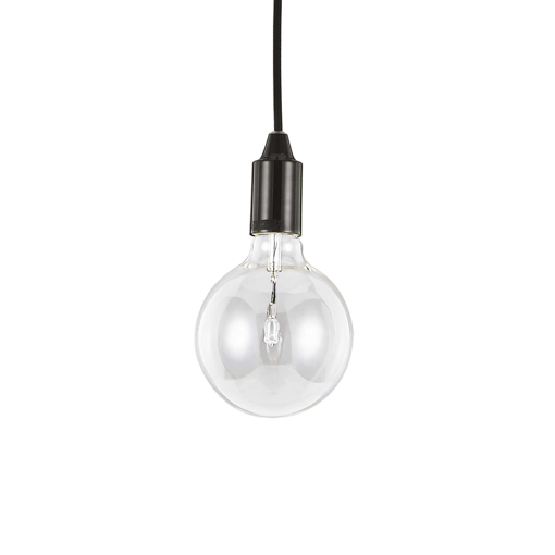 Immagine di Lampada a sospensione nero, edison, ideal lux