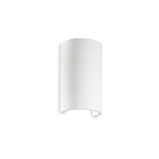 Immagine di Lampada da parete bianco, flash gesso, ideal lux