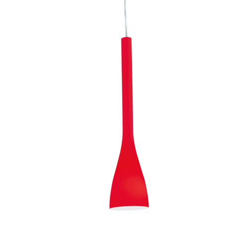 Immagine di Lampada a sospensione rosso, flut, ideal lux