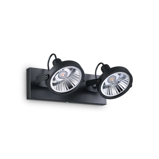 Immagine di Lampada da soffitto nero, glim, ideal lux