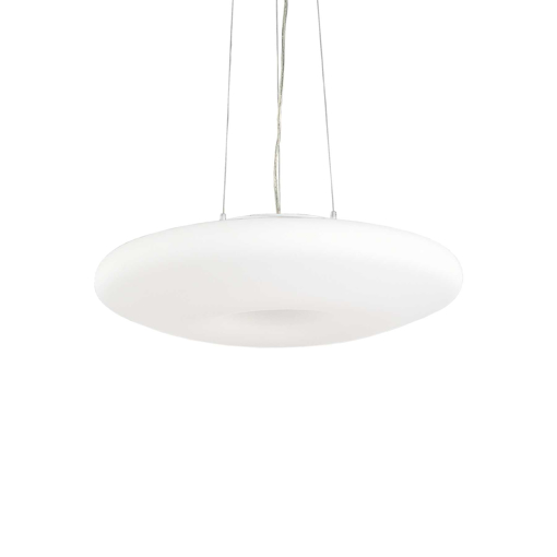 Immagine di Lampada a sospensione bianco, glory, ideal lux