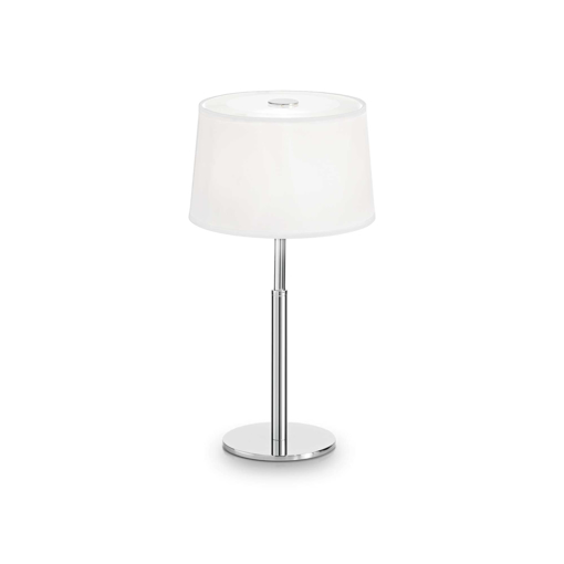 Immagine di Lampada da tavolo bianco, hilton, ideal lux