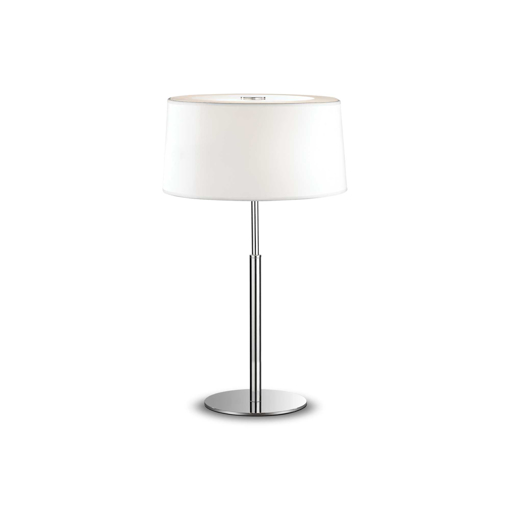 Immagine di Lampada da tavolo bianco, hilton, ideal lux