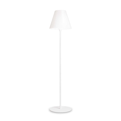 Immagine di Lampada da terra bianco, itaca, ideal lux