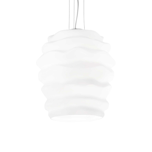 Immagine di Lampada a sospensione bianco, karma, ideal lux