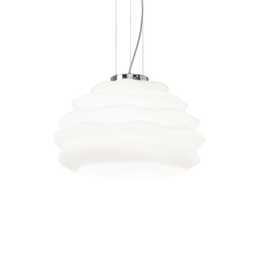 Immagine di Lampada a sospensione bianco, karma, ideal lux