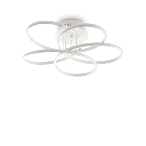 Immagine di Lampada da soffitto bianco, karol, ideal lux