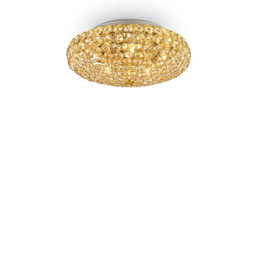 Immagine di Lampada da soffitto oro, king, ideal lux