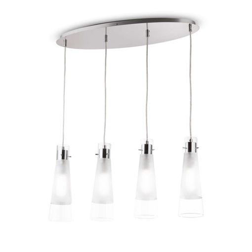 Immagine di Lampada a sospensione trasparent, kuky, ideal lux