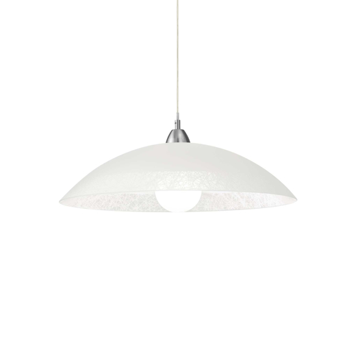 Immagine di Lampada a sospensione bianco, lana, ideal lux