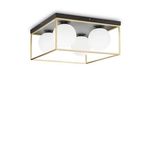 Immagine di Lampada da soffitto ottone, lingotto, ideal lux