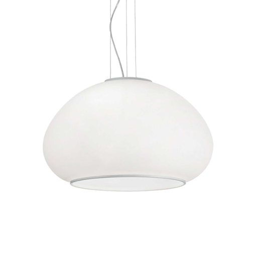 Immagine di Lampada a sospensione bianco, mama, ideal lux