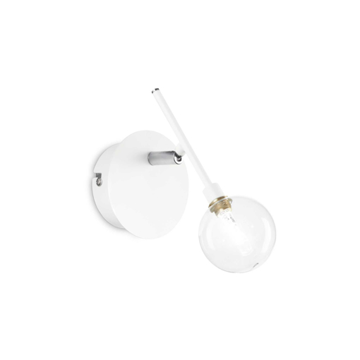 Immagine di Lampada da parete bianco, maracas, ideal lux