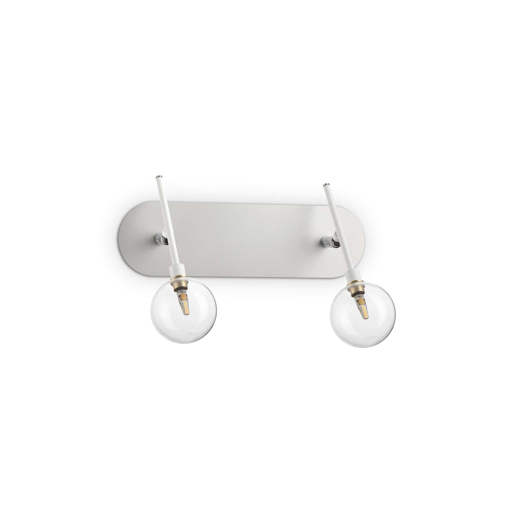 Immagine di Lampada da parete bianco, maracas, ideal lux