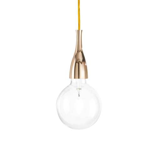 Immagine di Lampada a sospensione oro, minimal, ideal lux