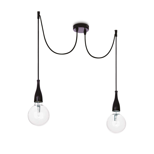 Immagine di Lampada a sospensione nero, minimal, ideal lux