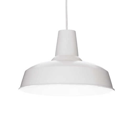 Immagine di Lampada a sospensione bianco, moby, ideal lux