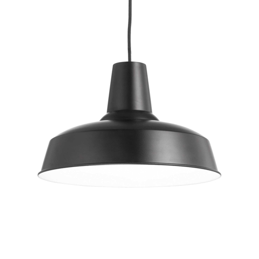 Immagine di Lampada a sospensione nero, moby, ideal lux