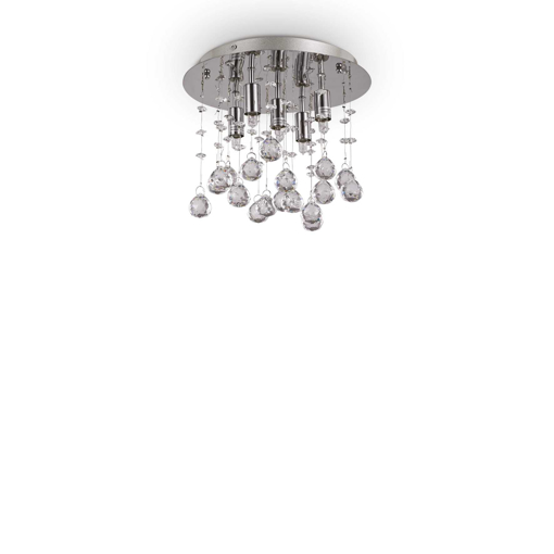 Immagine di Lampada da soffitto cromo, moonlight, ideal lux