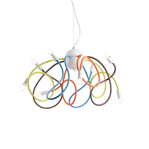 Immagine di Lampada a sospensione multicolor, multiflex, ideal lux