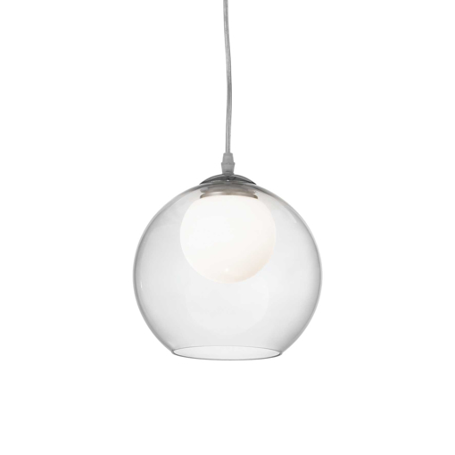 Immagine di Lampada a sospensione trasparent, nemo, ideal lux