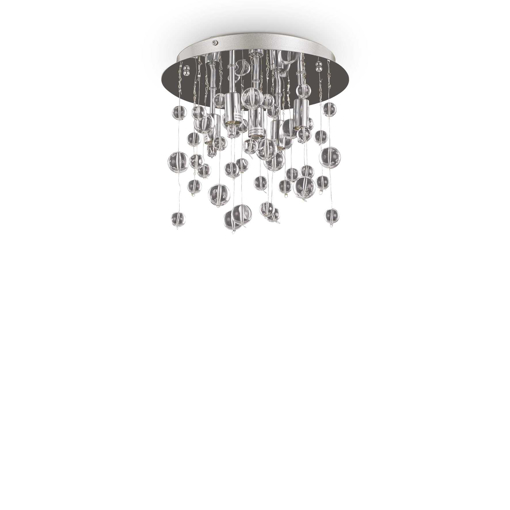 Immagine di Lampada da soffitto cromo, neve, ideal lux