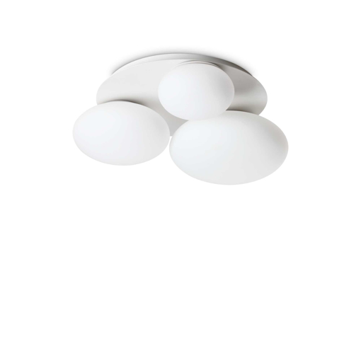 Immagine di Lampada da soffitto bianco, ninfea, ideal lux