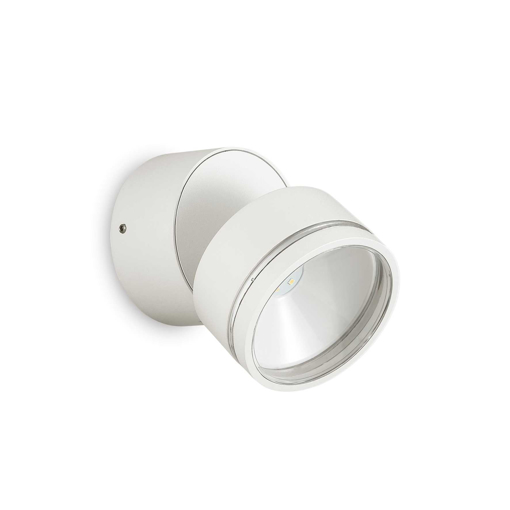 Immagine di Lampada da parete bianco, omega round, ideal lux