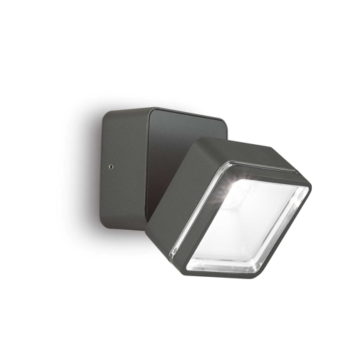 Immagine di Lampada da parete antracite, omega square, ideal lux