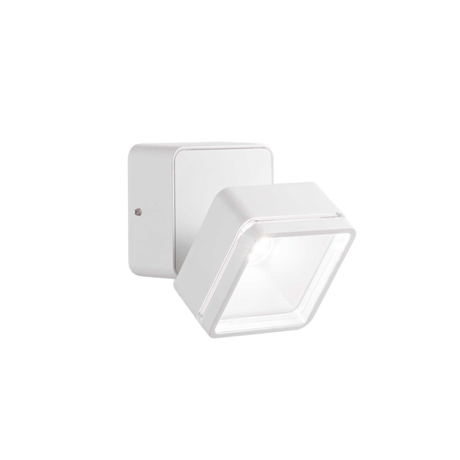 Immagine di Lampada da parete bianco, omega square, ideal lux