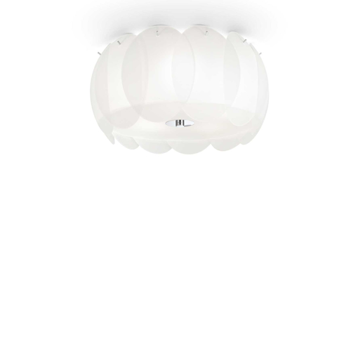 Immagine di Lampada da soffitto bianco, ovalino, ideal lux