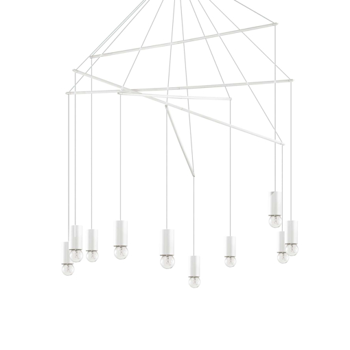 Immagine di Lampada a sospensione bianco, pop, ideal lux