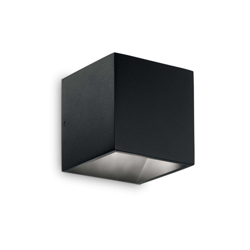 Immagine di Lampada da parete nero, rubik, ideal lux