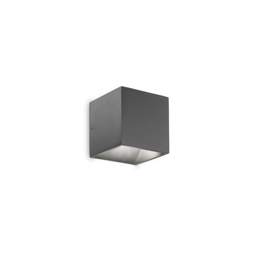 Immagine di Lampada da parete antracite, rubik, ideal lux