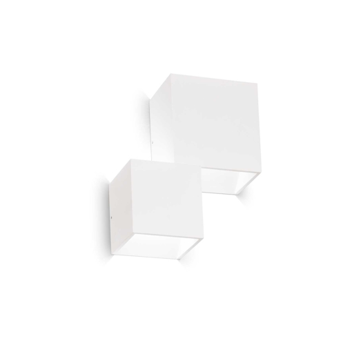 Immagine di Lampada da parete bianco, rubik, ideal lux