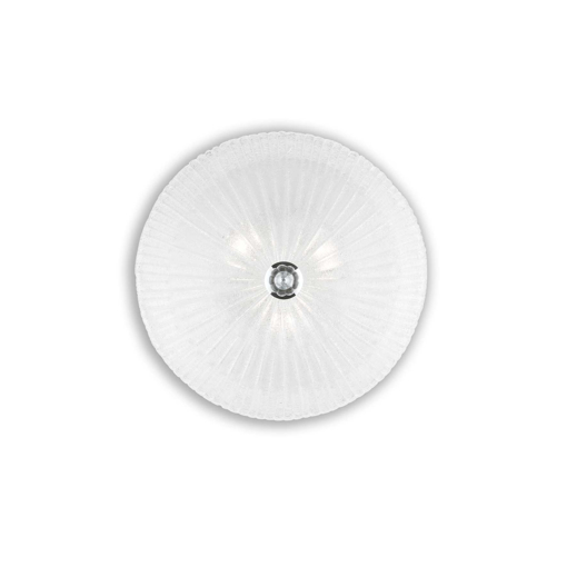 Immagine di Lampada da soffitto trasparent, shell, ideal lux