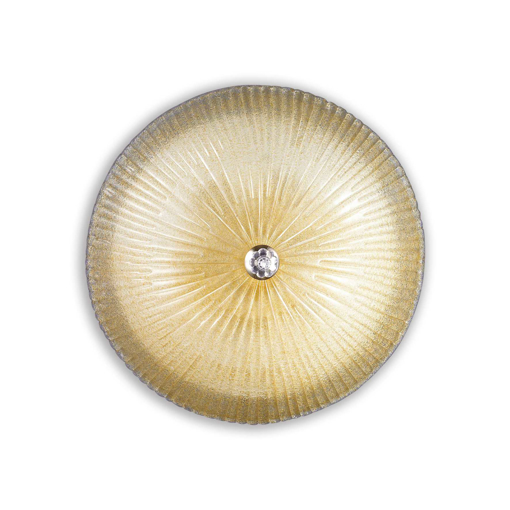 Immagine di Lampada da soffitto ambra, shell, ideal lux