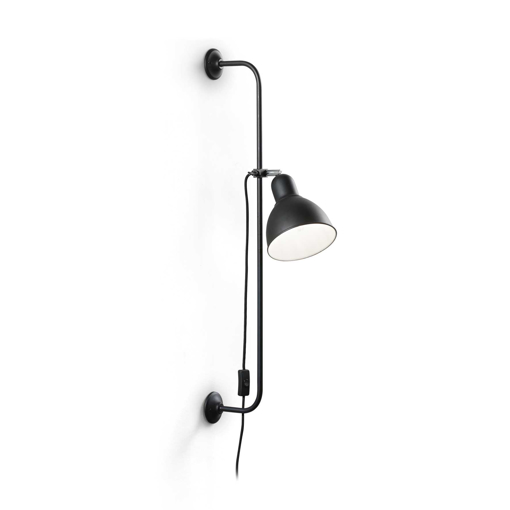 Immagine di Lampada da parete nero, shower, ideal lux