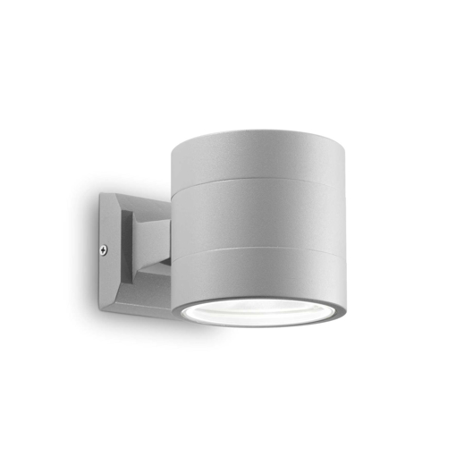 Immagine di Lampada da parete grigio, snif round, ideal lux